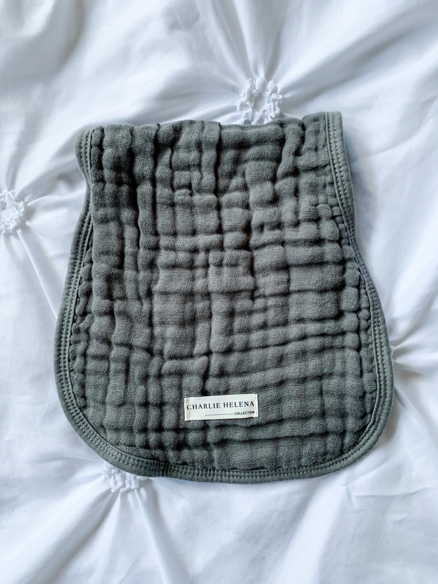 Charcoal | Burp Cloth