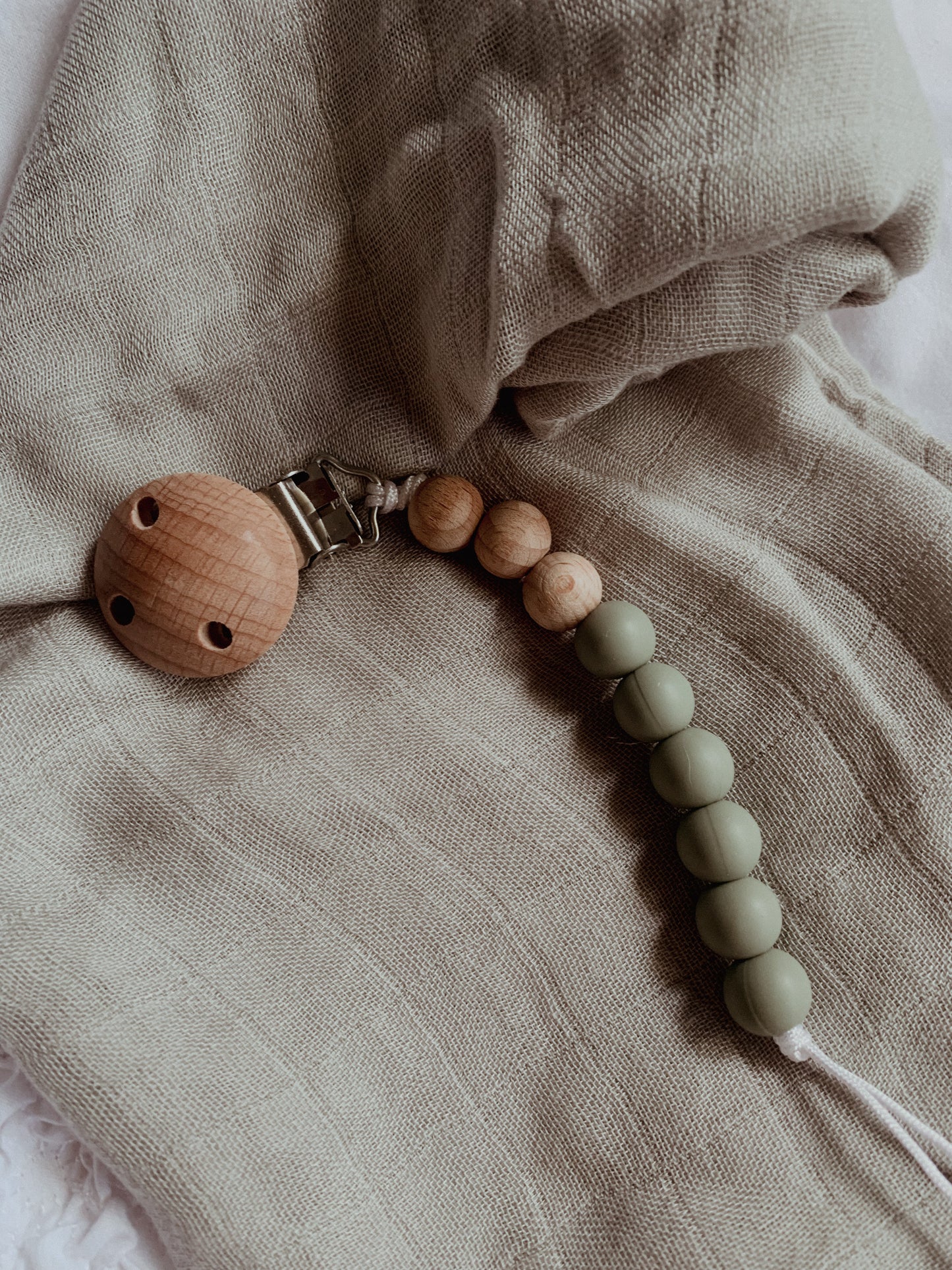 Sage | Pacifier Chain || Dummy Clip
