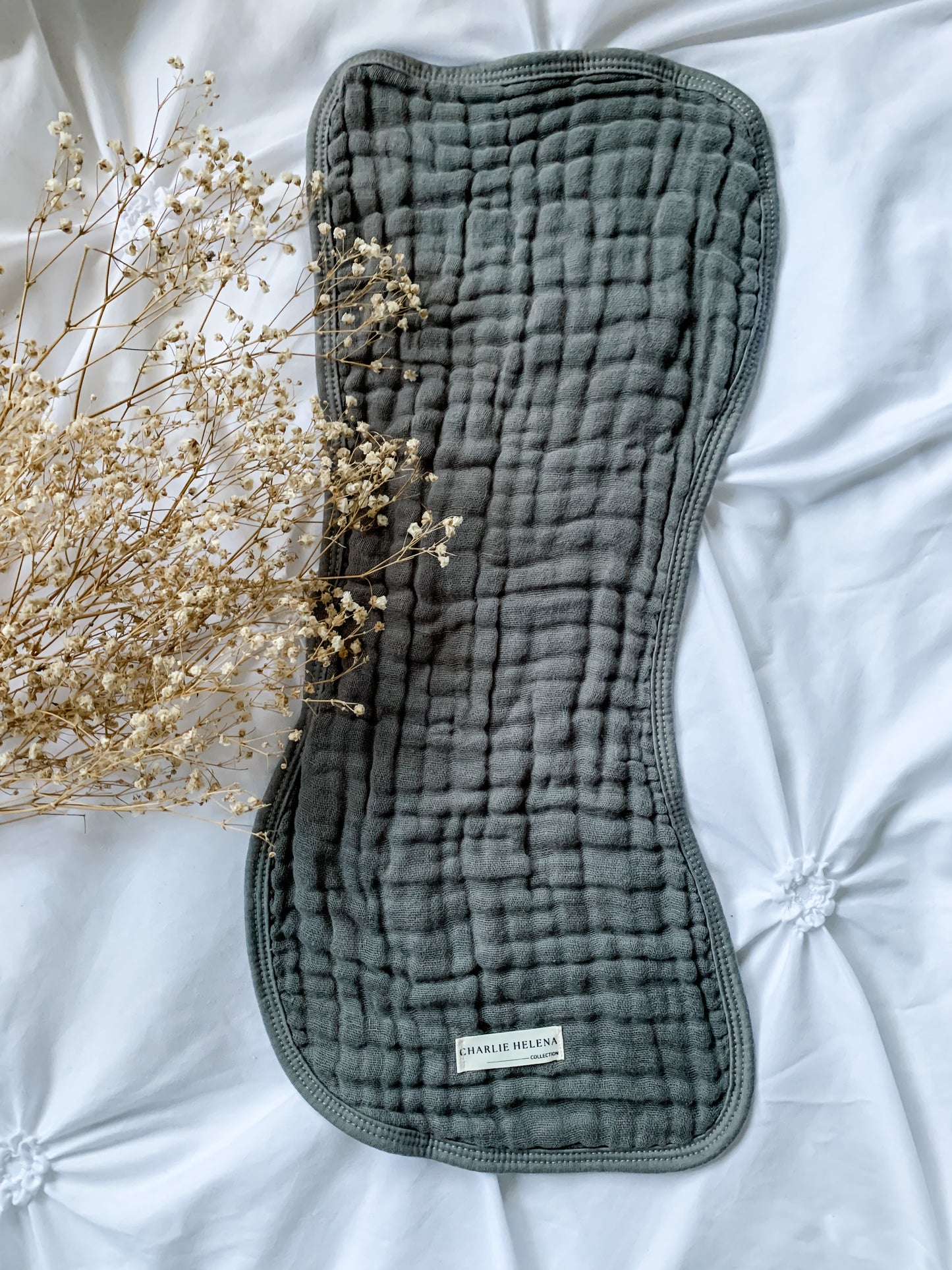 Charcoal | Burp Cloth