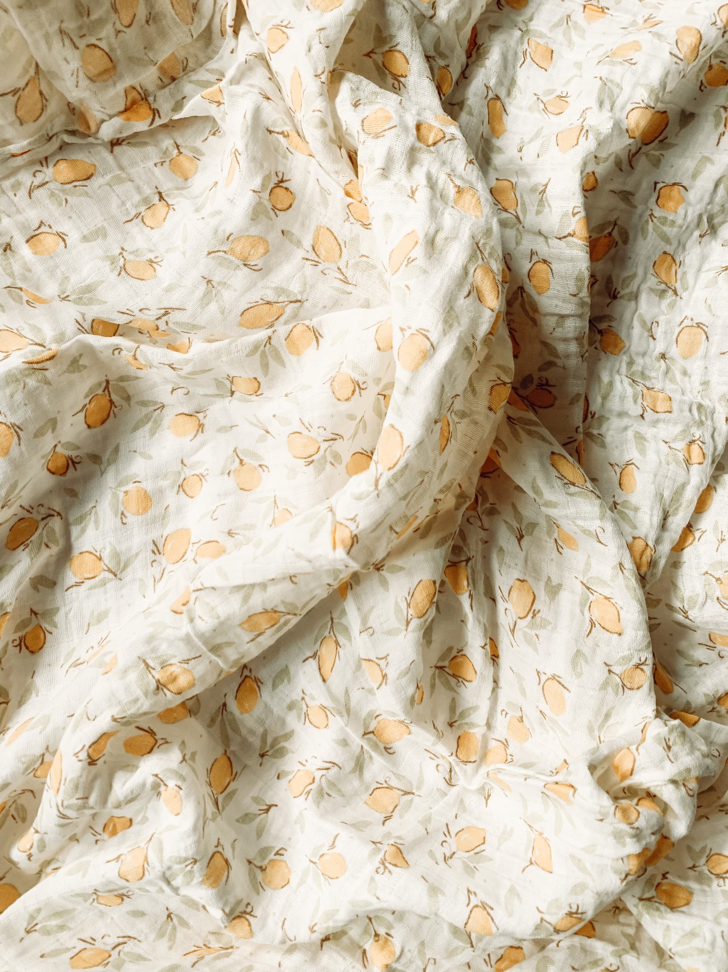 Lemoncello | Swaddle | Muslin Wrap- Large