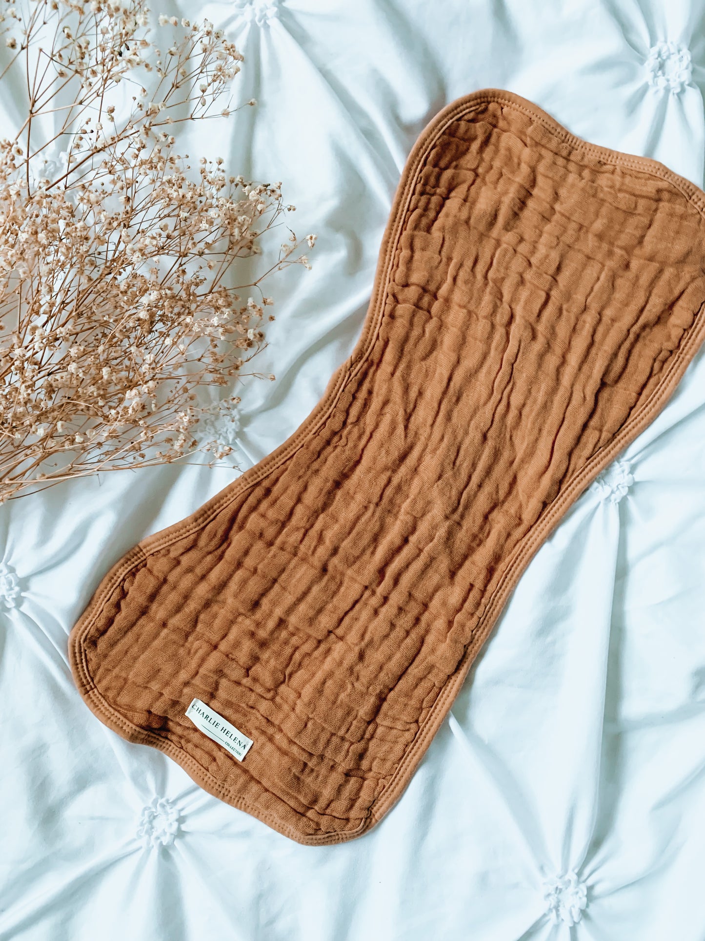 Burnt Orange | Burp Cloth