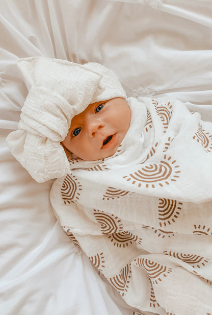 Sunrise | Swaddle | Muslin Wrap - Large