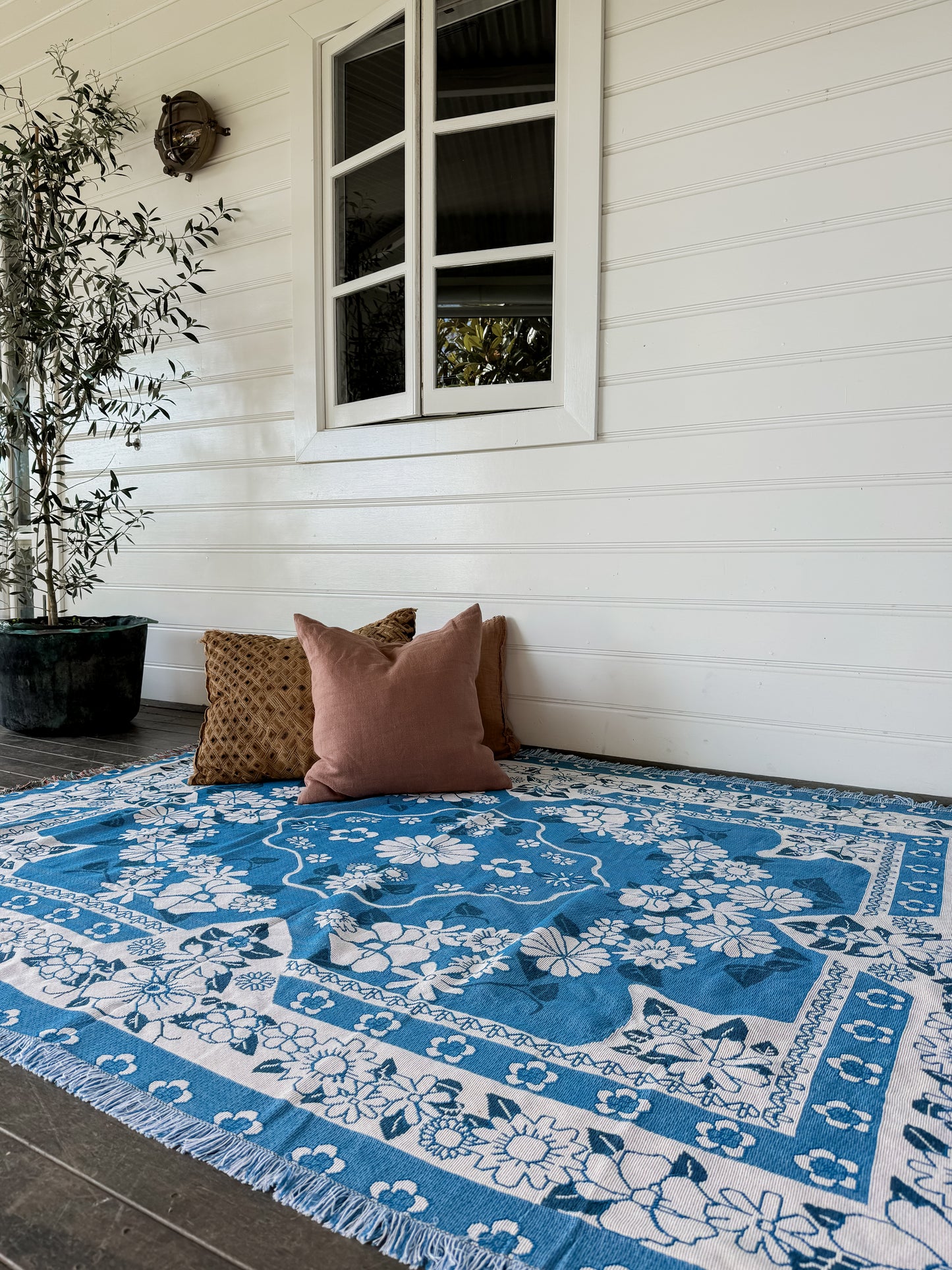 Indigo Meadow | XL Rug