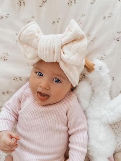 Audrey | Oversized Bow Headband