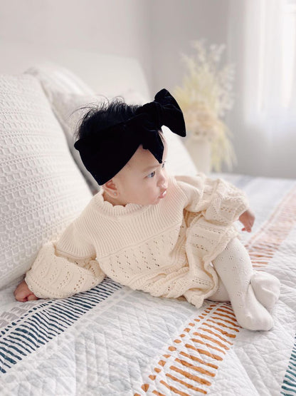 Velvet Amara | Oversized Bow Headband