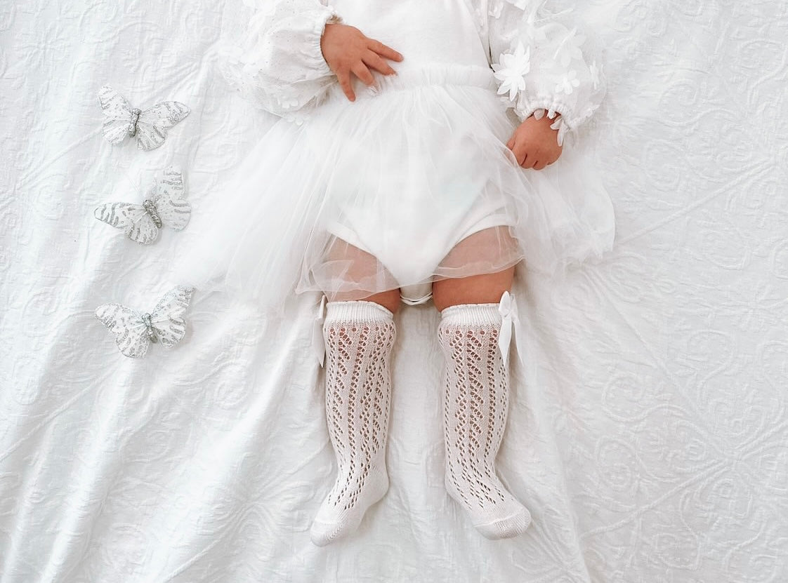 Ivory | Knee-High Socks