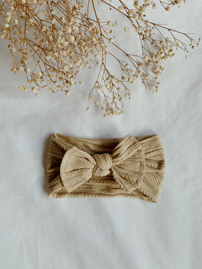 Sand | Bow Headband