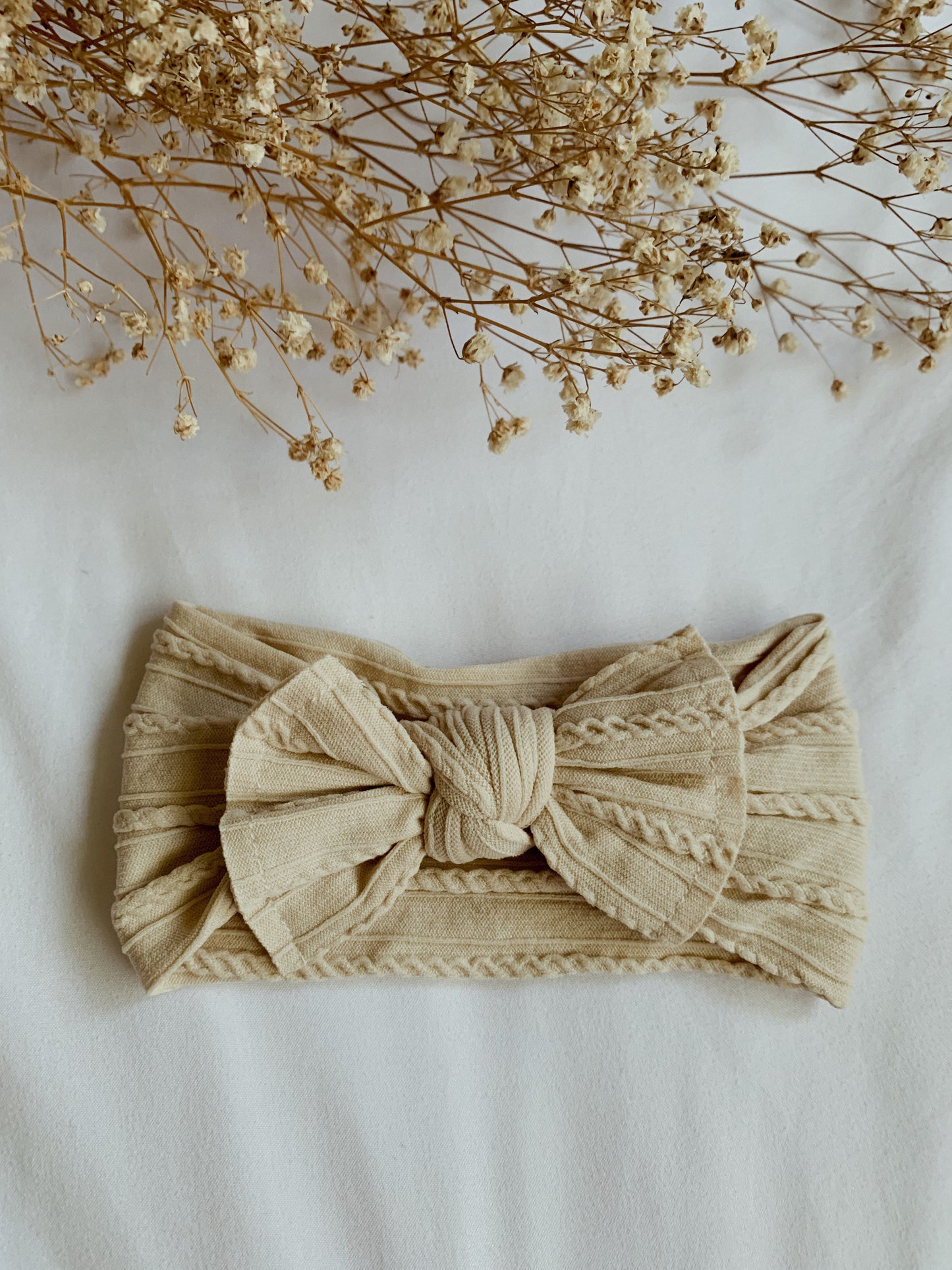 Cream | Bow Headband